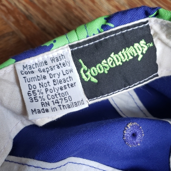 Vintage 90s Goosebumps Snapback Hat Halloween - Picture 6 of 9